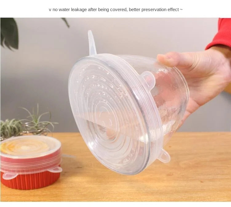 Silicone cover and stretch lids for cover all kind of food and keep it fresh, after using just clean and reused.
Choose between many different sizes and colors.
