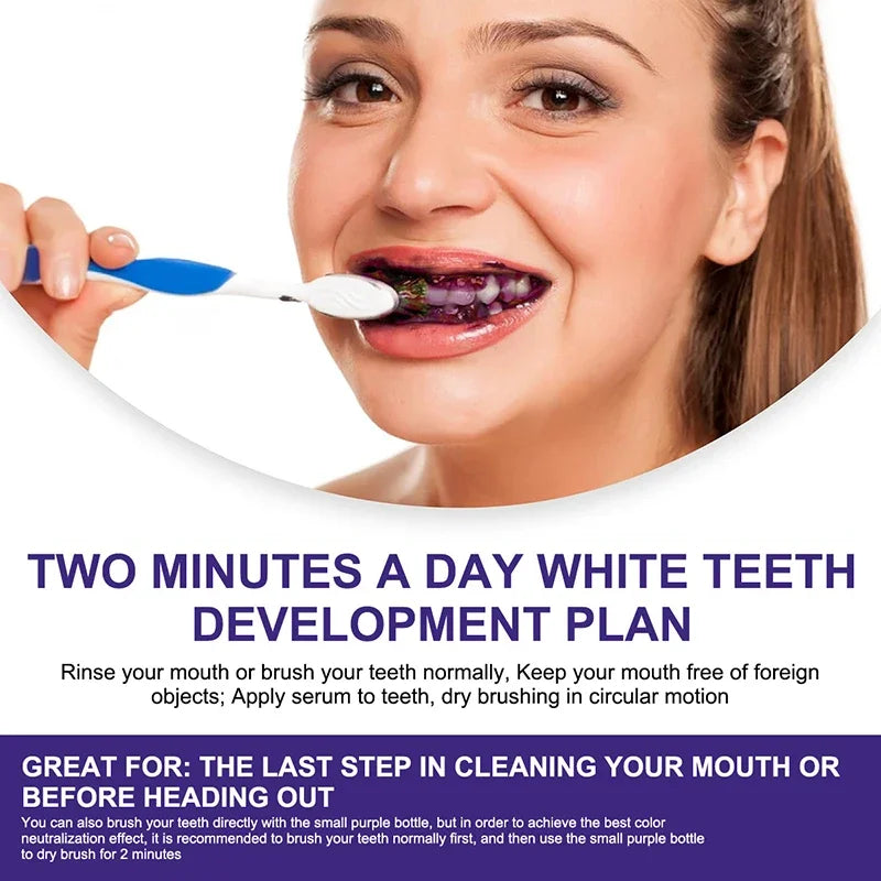 Whitening toothpaste, fresh breath and cleaning care.
Give your smile a brighter glow.