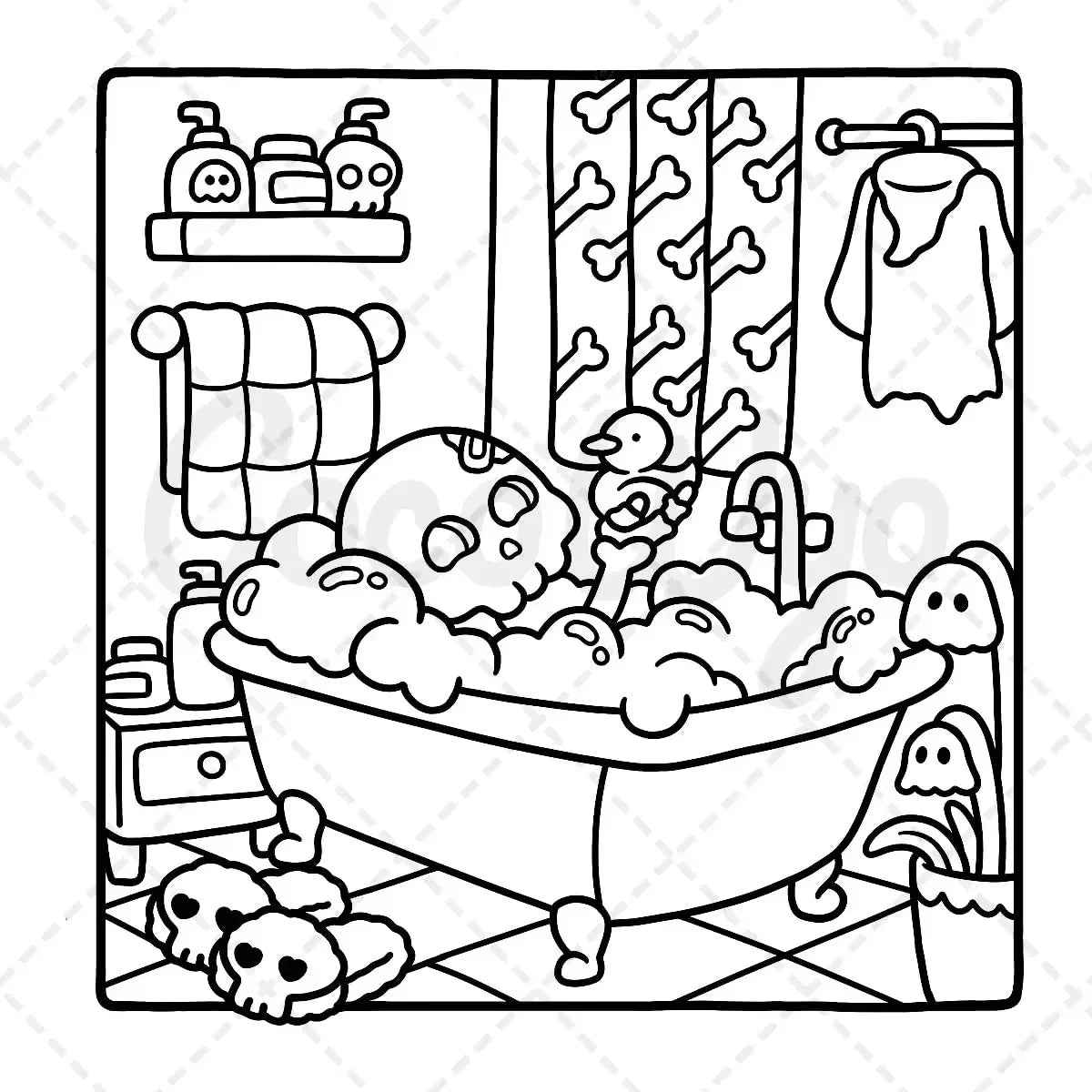 Cozy friends coloring books, for adult and children.