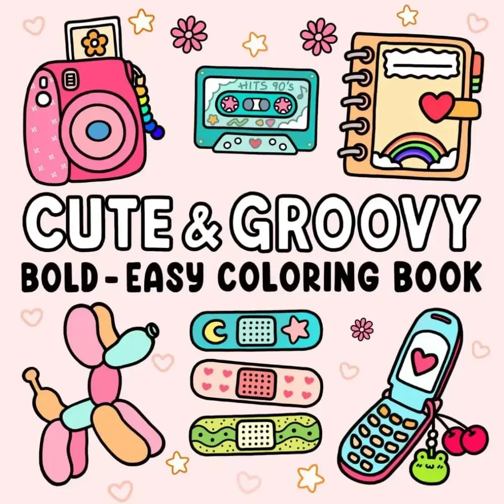 Cozy friends coloring books, for adult and children.