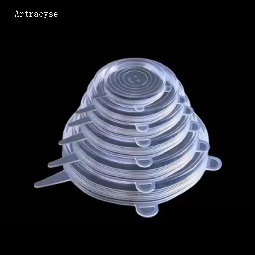 Silicone cover and stretch lids for cover all kind of food and keep it fresh, after using just clean and reused. 
Choose between many different sizes and colors.