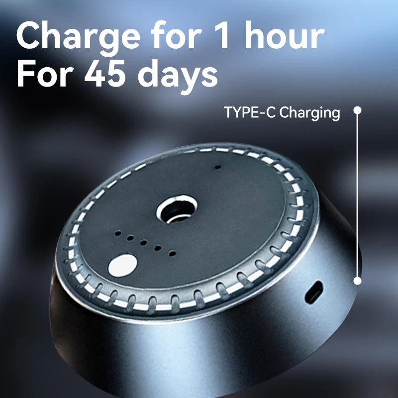 Aromatherapy air diffuser, perfect for cars. 
Make the air clean and refresh, choose between several scents.