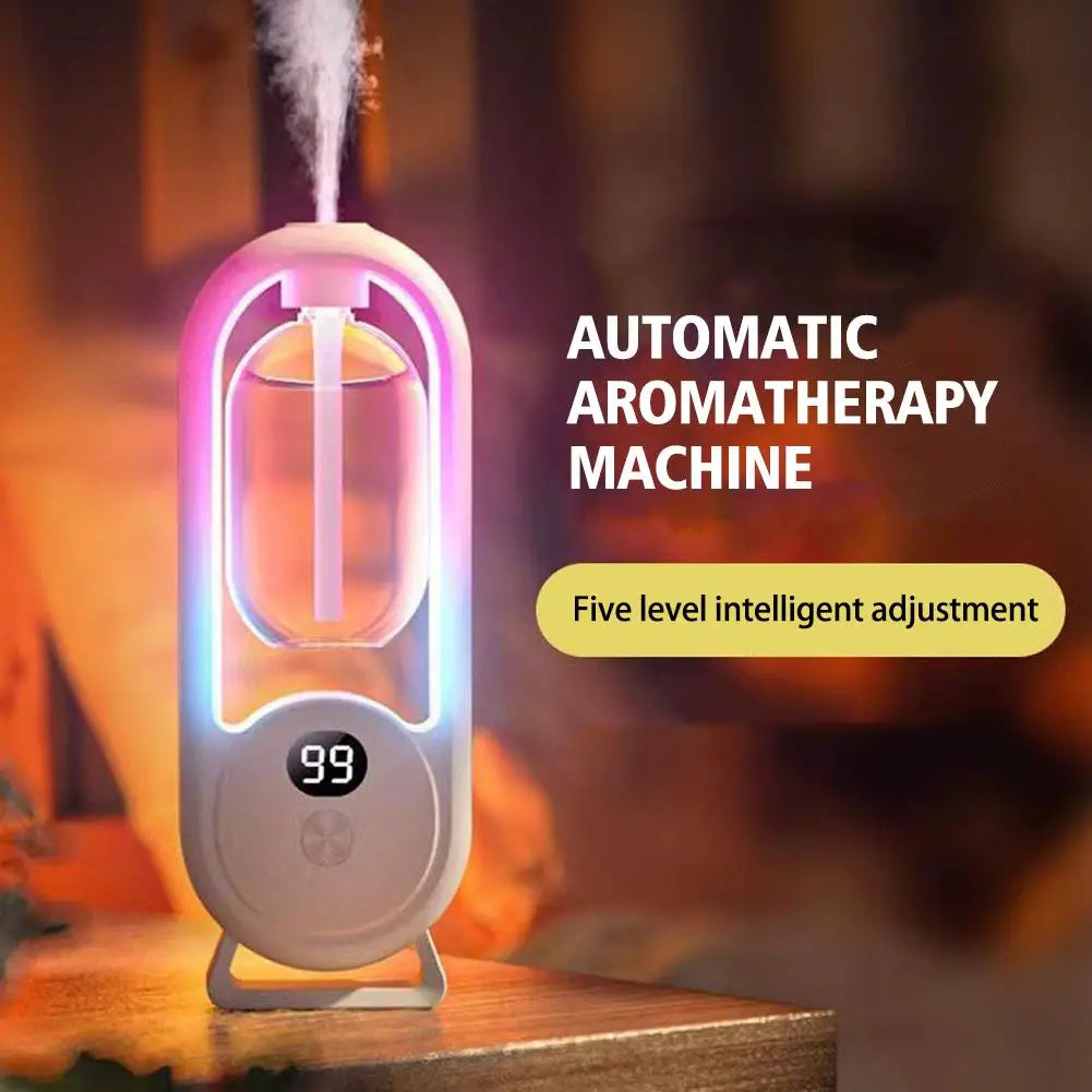 Automatic aromatherapy with diffuser for smart home.