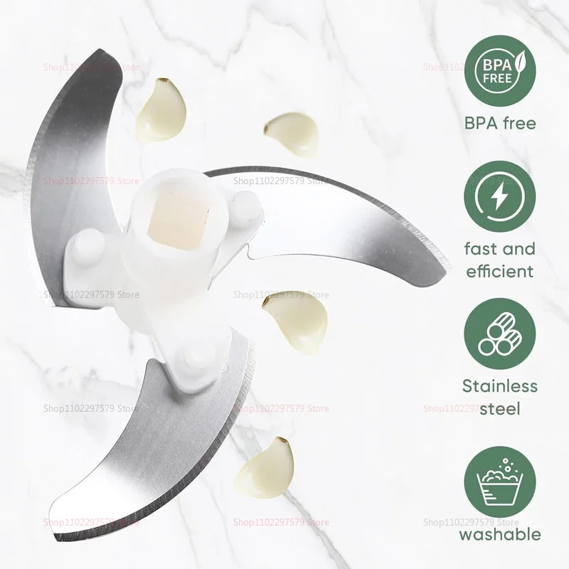 Manual food cutter 500/900ml. Work with meat, vegetables, fruit and more. 
Choose between more sizes.