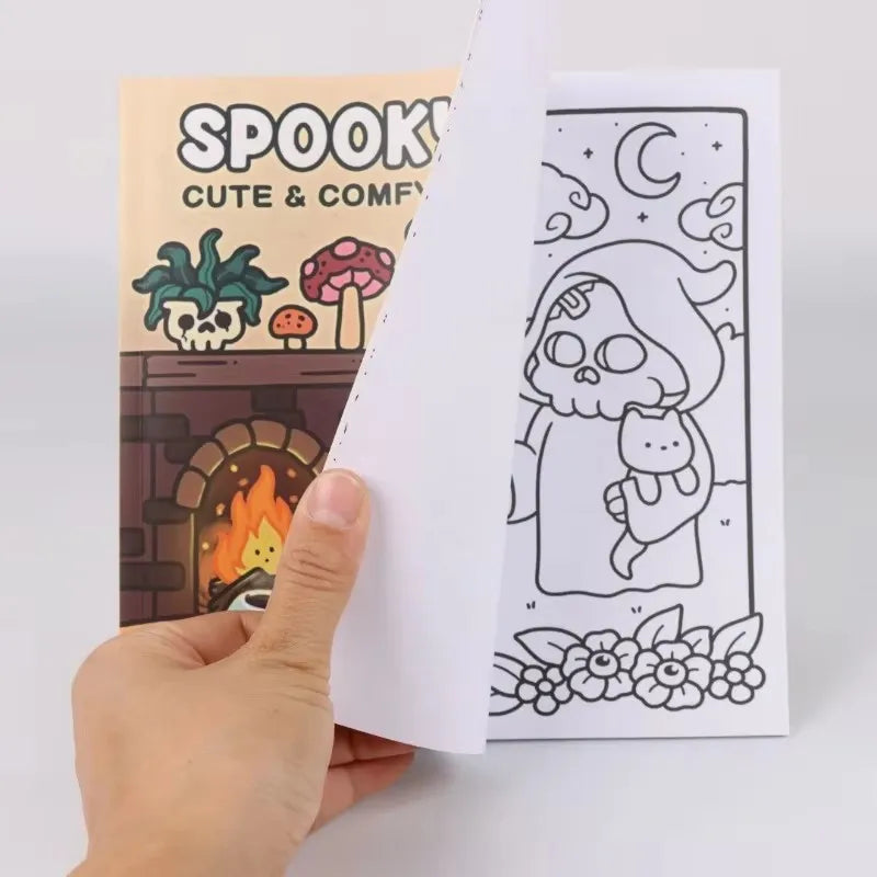 Cozy friends coloring books, for adult and children.