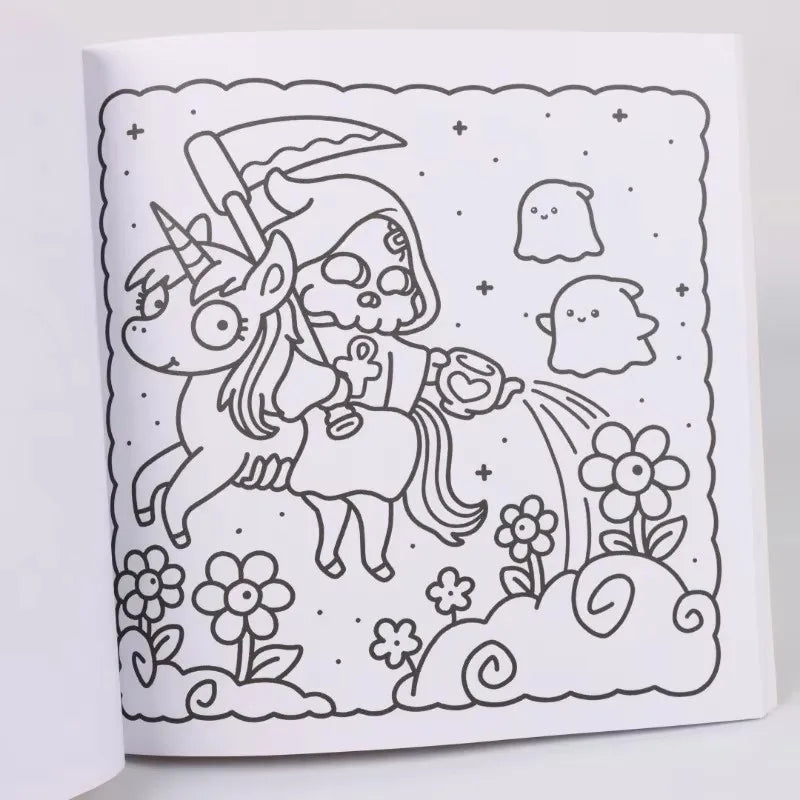 Cozy friends coloring books, for adult and children.