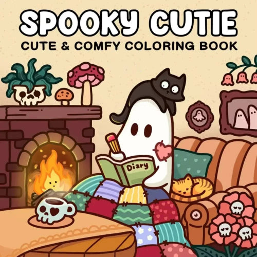 Cozy friends coloring books, for adult and children.