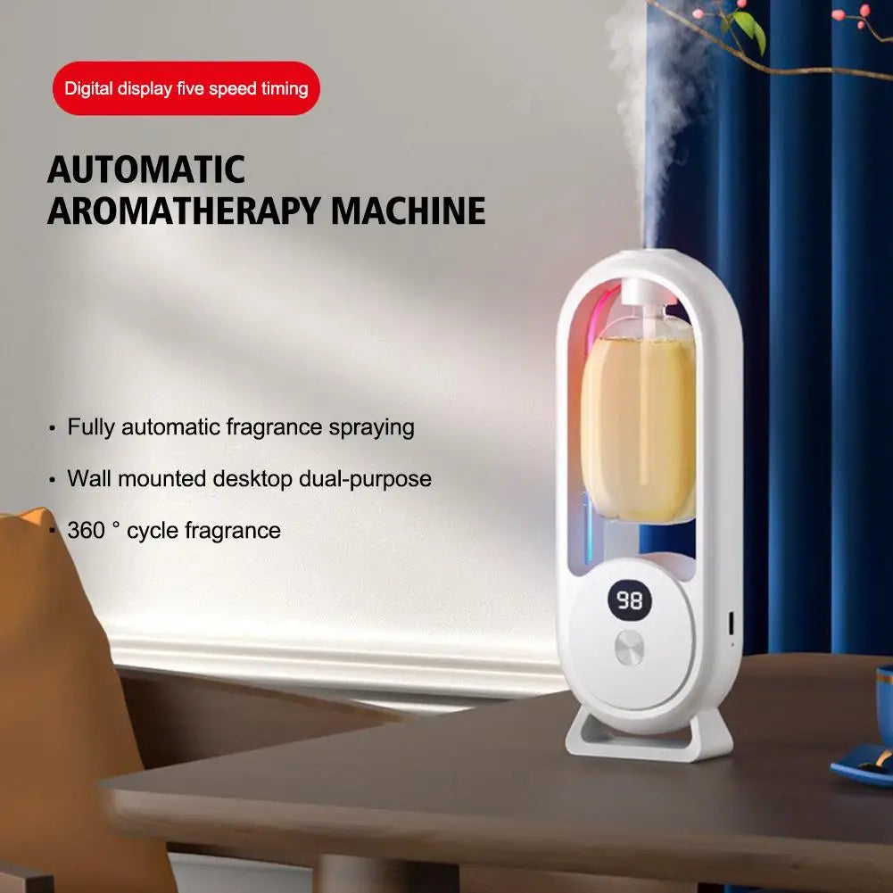 Automatic aromatherapy with diffuser for smart home.