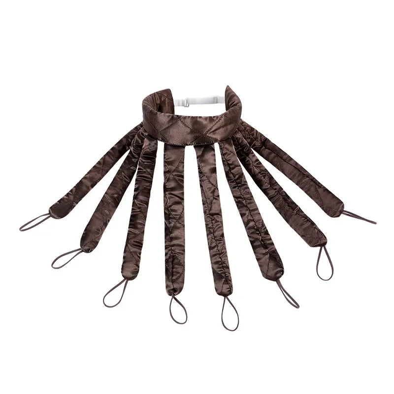 Heatless curling rod headband to get your dream curls without any heat. Silk rollers that don't damage your hair. 
Choose between nice colors.