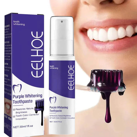Whitening toothpaste, fresh breath and cleaning care.
Give your smile a brighter glow.