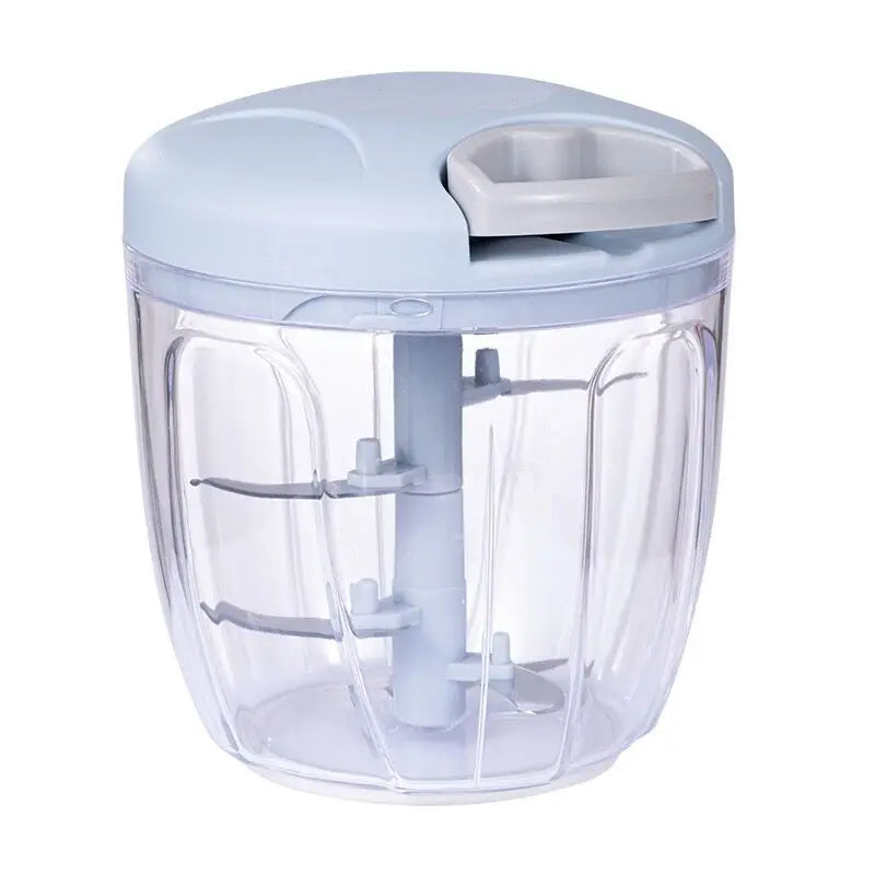 Manual food cutter 500/900ml. Work with meat, vegetables, fruit and more. 
Choose between more sizes.