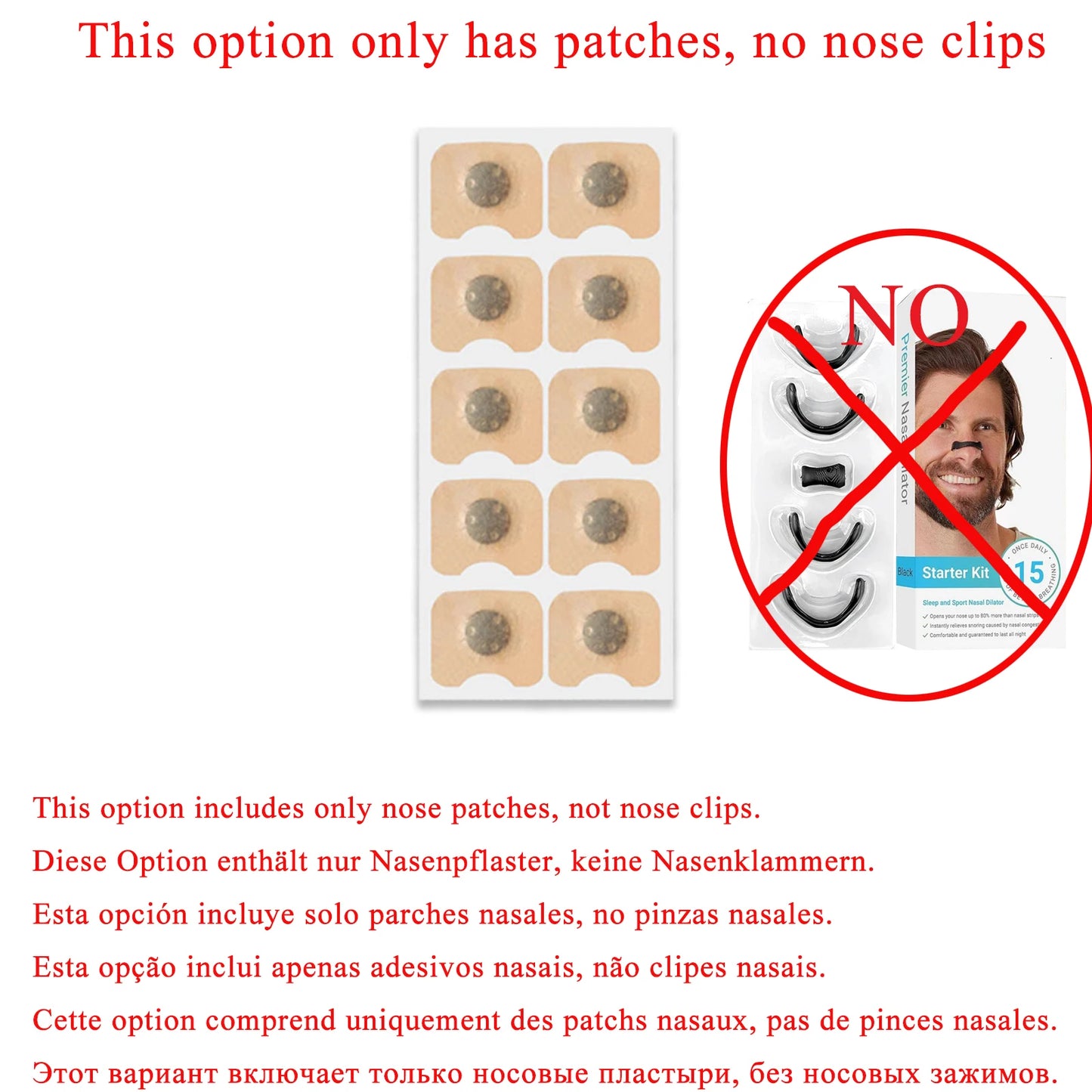 Nasal breathing kits for better sleep without snore. Its a magnetic clip what keep your nose more open to breath during your sleeping or running.