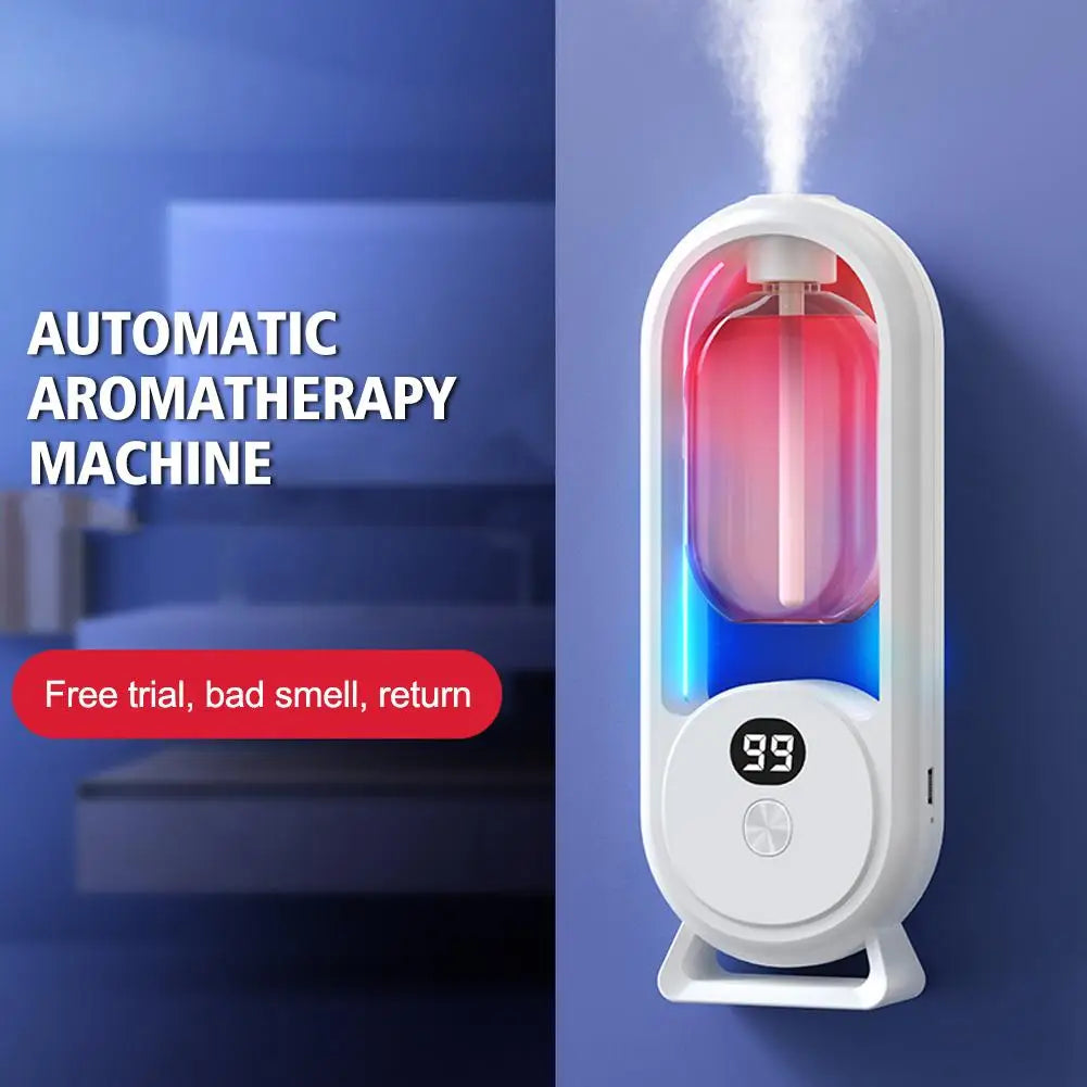 Automatic aromatherapy with diffuser for smart home.