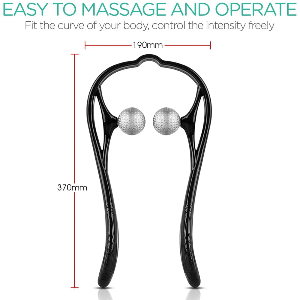 Neck and shoulder massager, deep tissue for pain and trigger point. Easy to use with ergonomic handle, lightweight and portable.
You can also use it for whole body, to keep the muscles relax.
