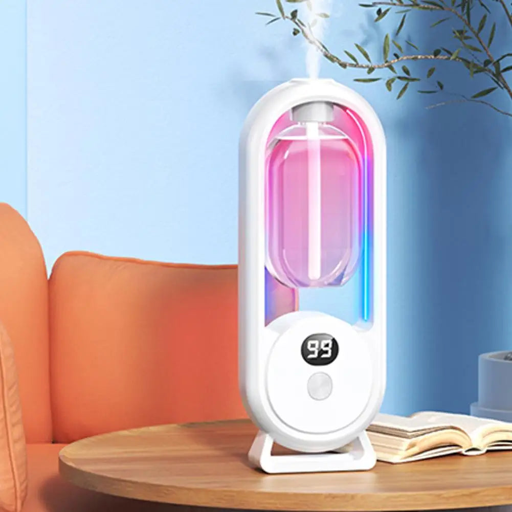 Automatic aromatherapy with diffuser for smart home.
