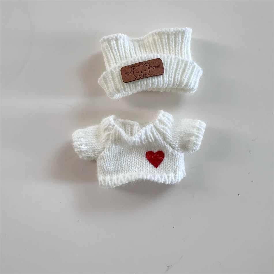 Labubu knitted clothes with hat.