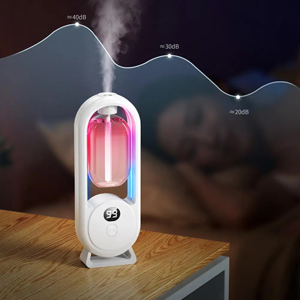 Automatic aromatherapy with diffuser for smart home.
