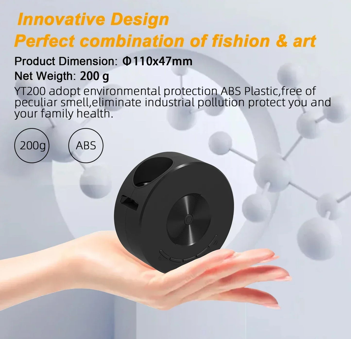 Mini home projector, 180°flexible projection 1080P with USB supports and smartphone screen.
Take the cinema home!
