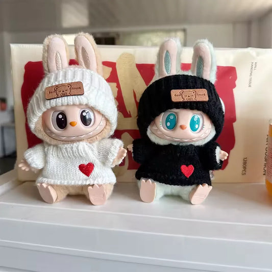 Labubu knitted clothes with hat.