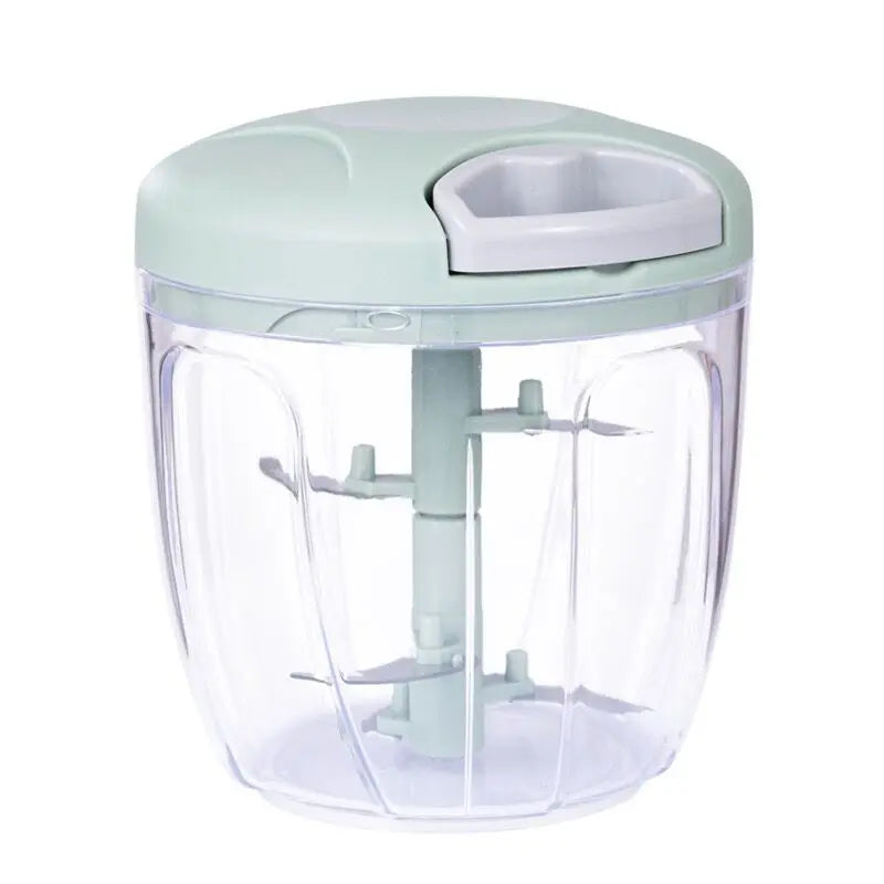 Manual food cutter 500/900ml. Work with meat, vegetables, fruit and more. 
Choose between more sizes.