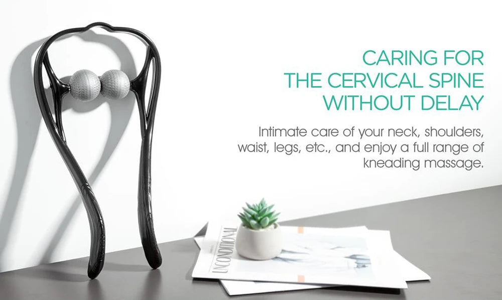 Neck and shoulder massager, deep tissue for pain and trigger point. Easy to use with ergonomic handle, lightweight and portable.
You can also use it for whole body, to keep the muscles relax.