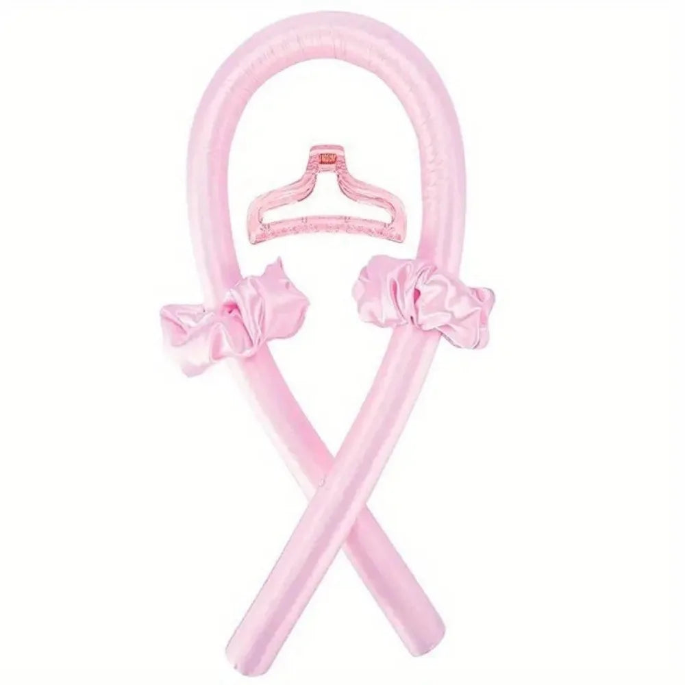 Heatless curling rod headband to get your dream curls without any heat. Silk rollers that don't damage your hair. 
Choose between nice colors.
