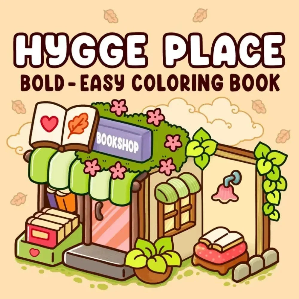 Cozy friends coloring books, for adult and children.