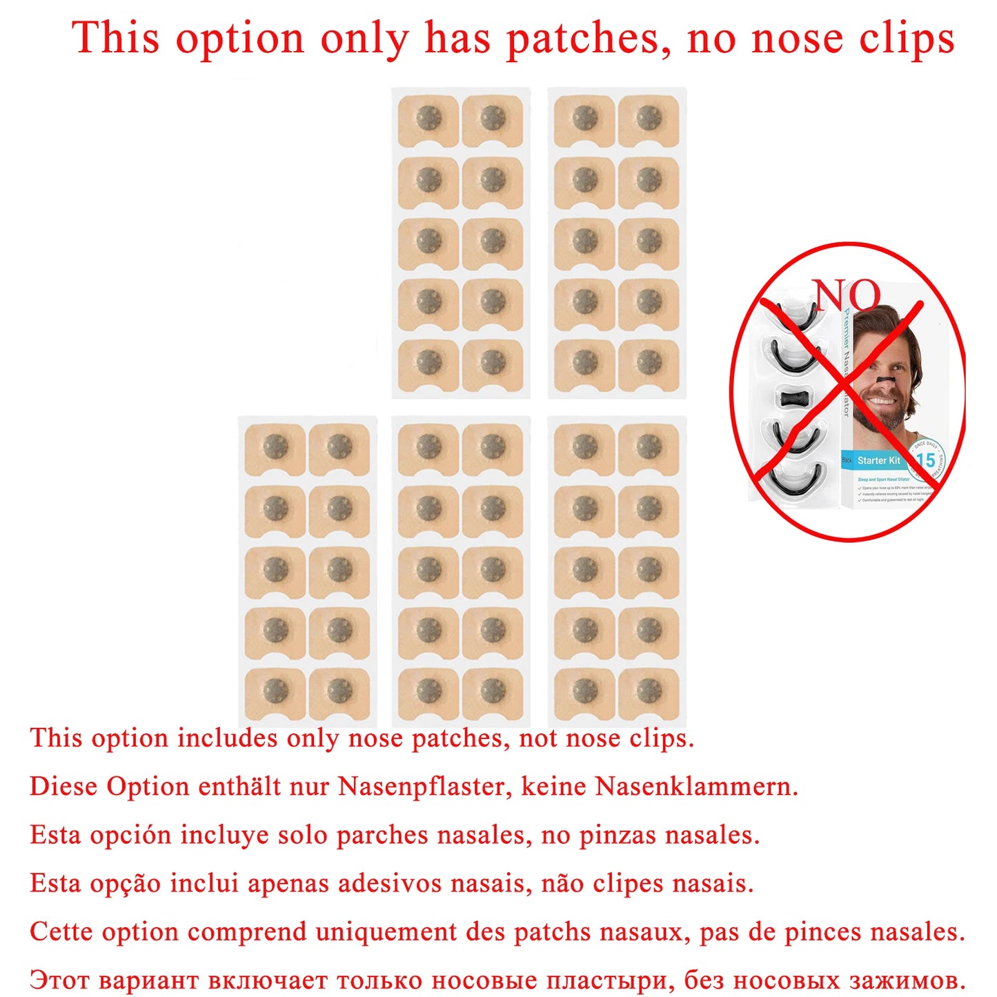 Nasal breathing kits for better sleep without snore. Its a magnetic clip what keep your nose more open to breath during your sleeping or running.