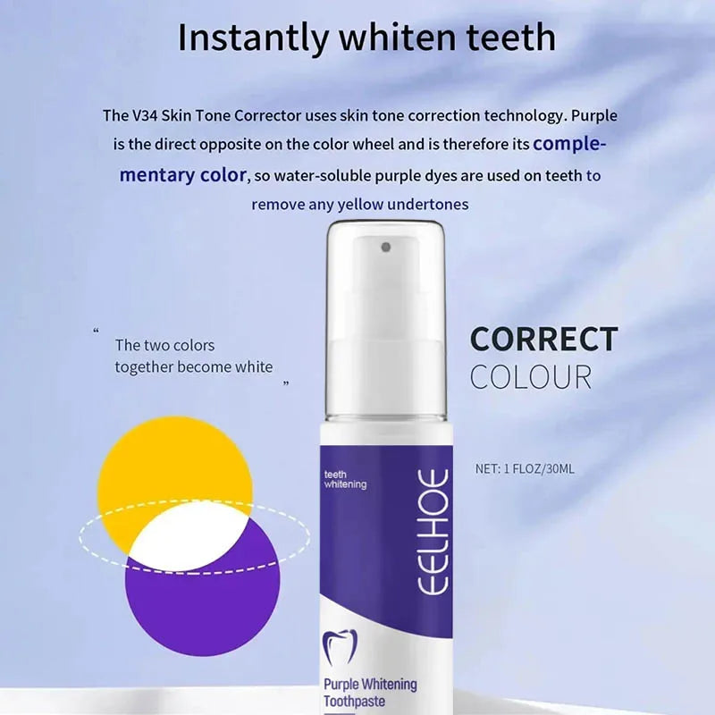 Whitening toothpaste, fresh breath and cleaning care.
Give your smile a brighter glow.